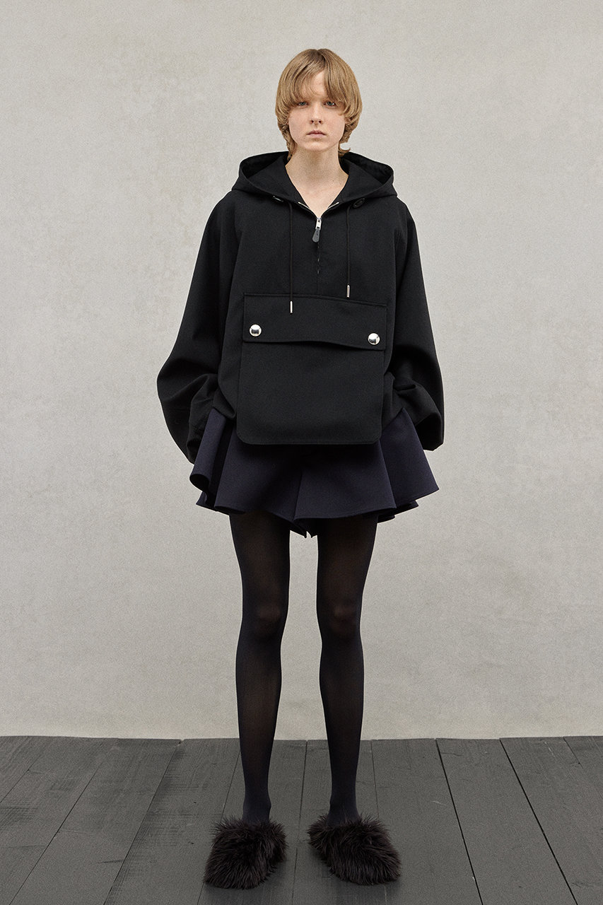 [レア!!] YSTRDY'S TMRRW アノラックパーカー 本革 黒 THE RERACS(ザ・リラクス)｜アノラックパーカー/ブラック の通販