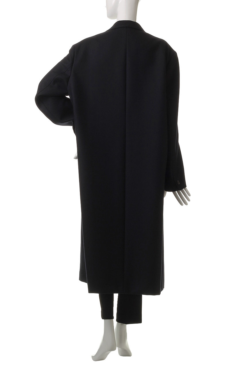 THE RERACS(ザ・リラクス)｜ダブルピークドテーラードコート/ダーク