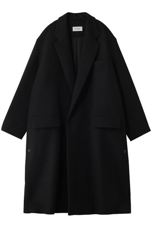 美品▲THE RERACS リラクス//ウールメルトンチェスターコート▲ブラック THE RERACS│ザ・リラクス / THE TRENCH (BLACK)
