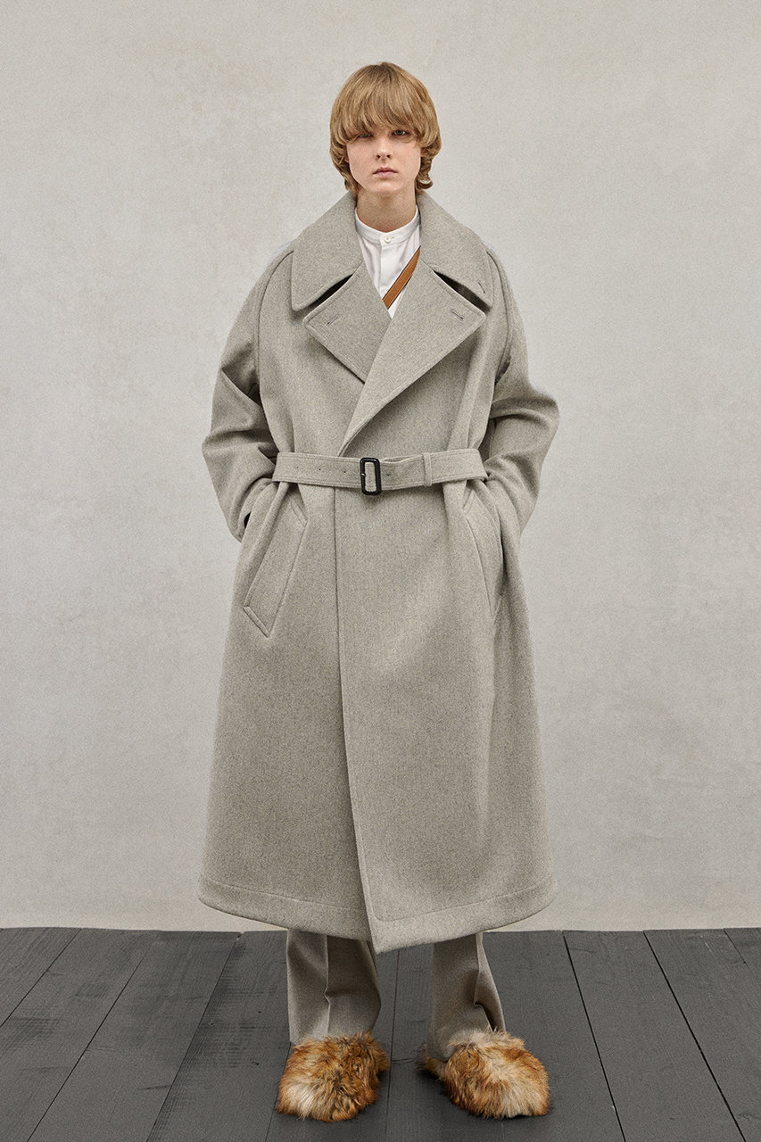 THE RERACS(ザ・リラクス)｜パーフェクトドレスコート/グレージュ の