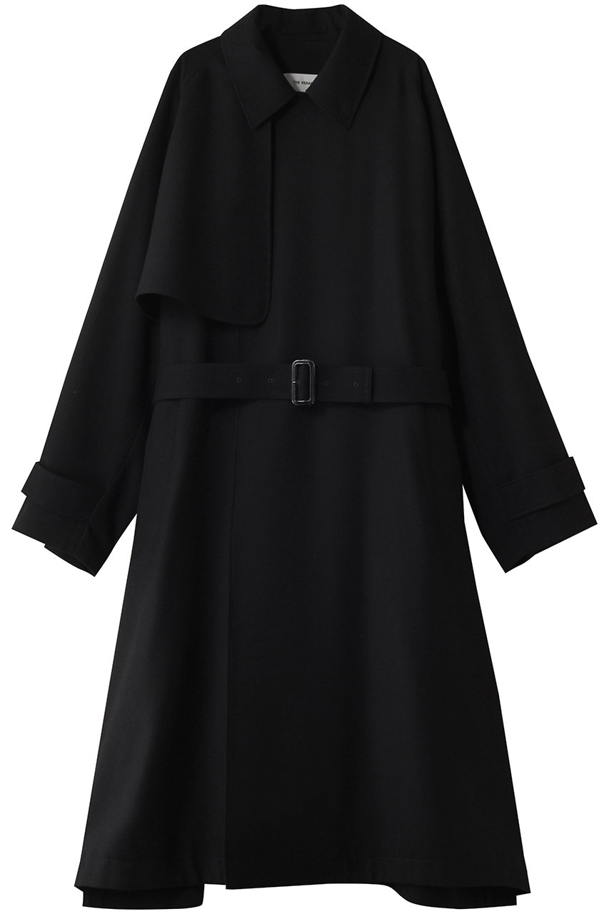 THE RERACS トレンチポンチョコート (ブラック, 0(FR)) ザ・リラクス ELLE SHOP THE RERACS トレンチポンチョコート (ブラック, 0(FR)) ザ・リラクス ELLE SHOP
