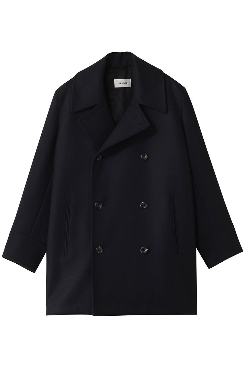 THE RERACS ピーコート (ダークネイビー, 2(38)) ザ・リラクス ELLE SHOP THE RERACS ピーコート (ダークネイビー, 2(38)) ザ・リラクス ELLE SHOP