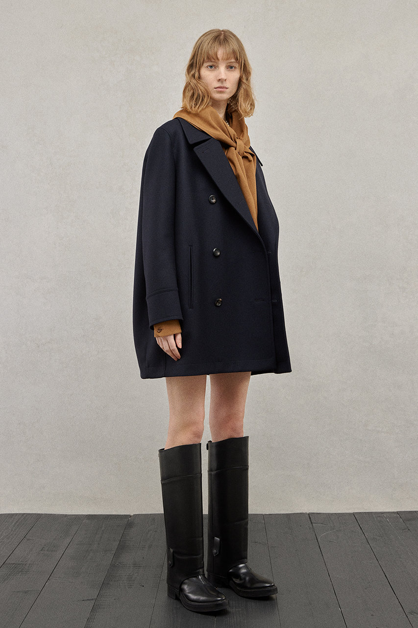 THE RERACS  ピーコート　サイズ0 THE RERACS│ザ・リラクス / THE PEA COAT(DARK NAVY)
