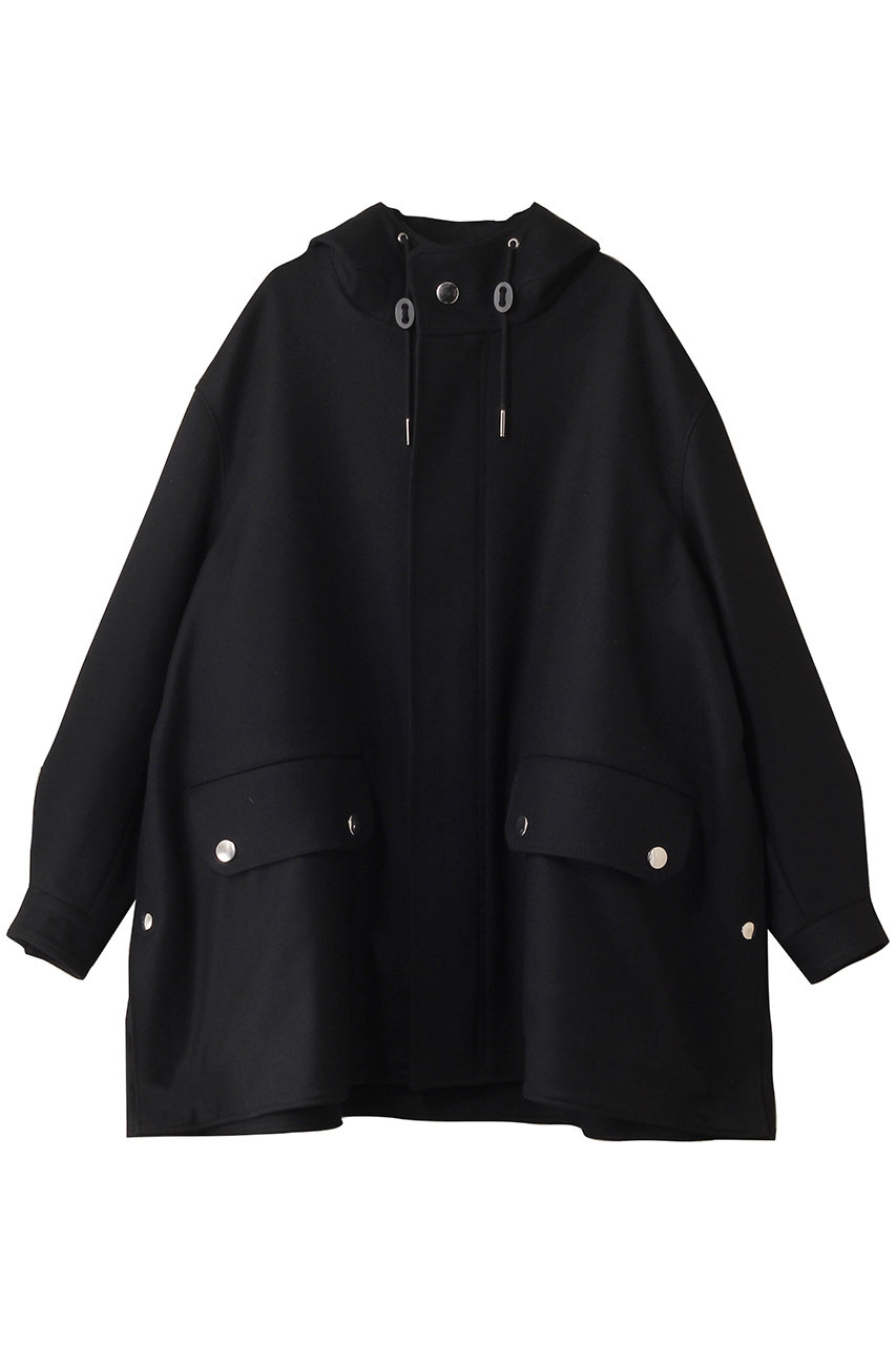 THE RERACS M-64フレンチAラインパーカー (ブラック×シルバー, 2(38)) ザ・リラクス ELLE SHOP THE RERACS M-64フレンチAラインパーカー (ブラック×シルバー, 2(38)) ザ・リラクス ELLE SHOP