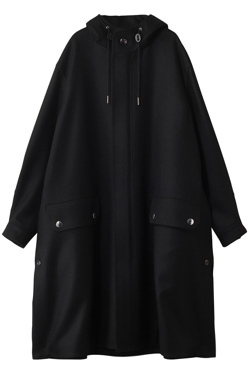 THE RERACS M-64フレンチロングパーカー (ブラック×シルバー, 1(36)) ザ・リラクス ELLE SHOP THE RERACS M-64フレンチロングパーカー (ブラック×シルバー, 1(36)) ザ・リラクス ELLE SHOP