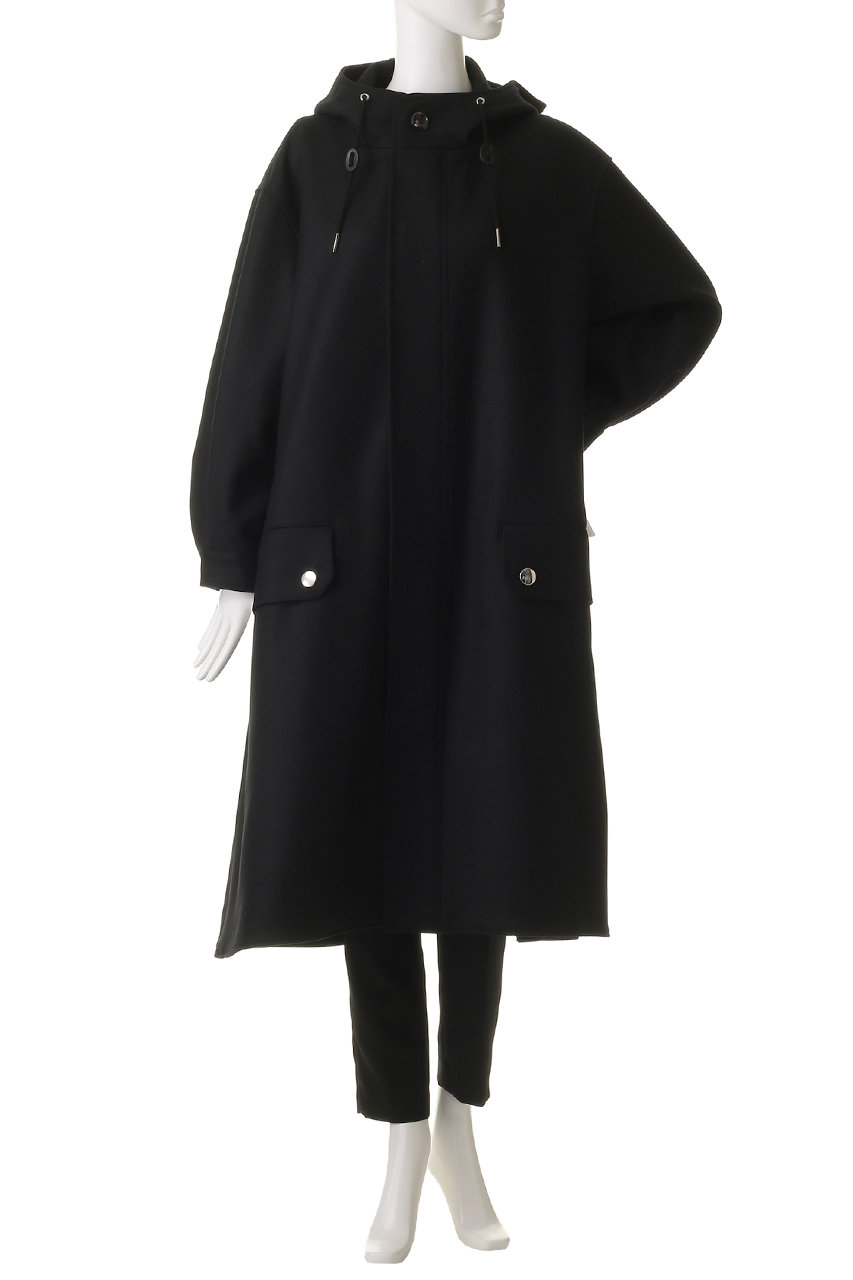 THE RERACS ロングマウンテンパーカー ブラック THE RERACS - THE RERACS 21FW ロングマウンテンパーカー 黒 46