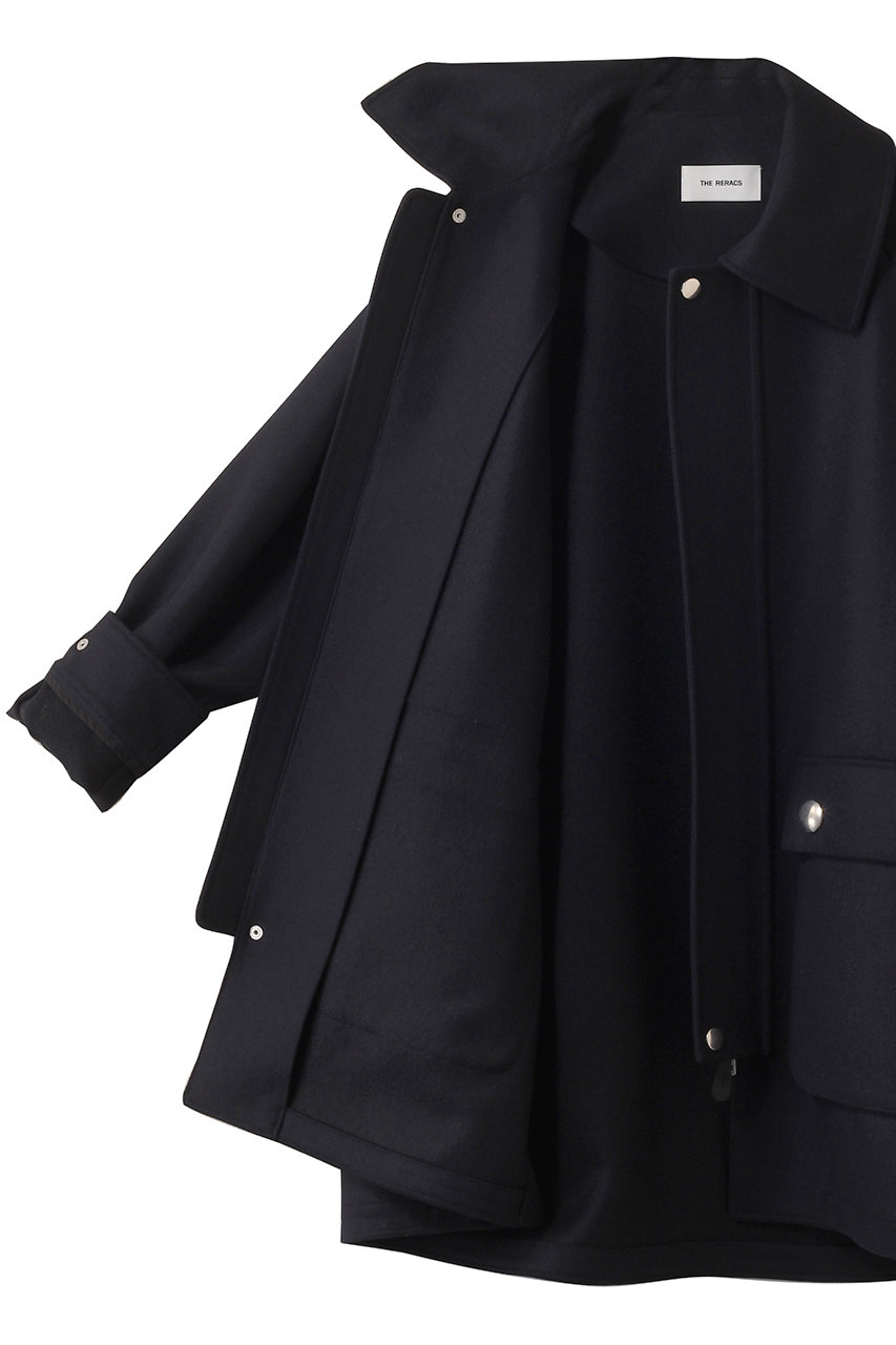 リラクス THE RERACS ジップアップダッフルコート 中古・古着通販】THE RERACS (ザ リラクス) ダッフルコート