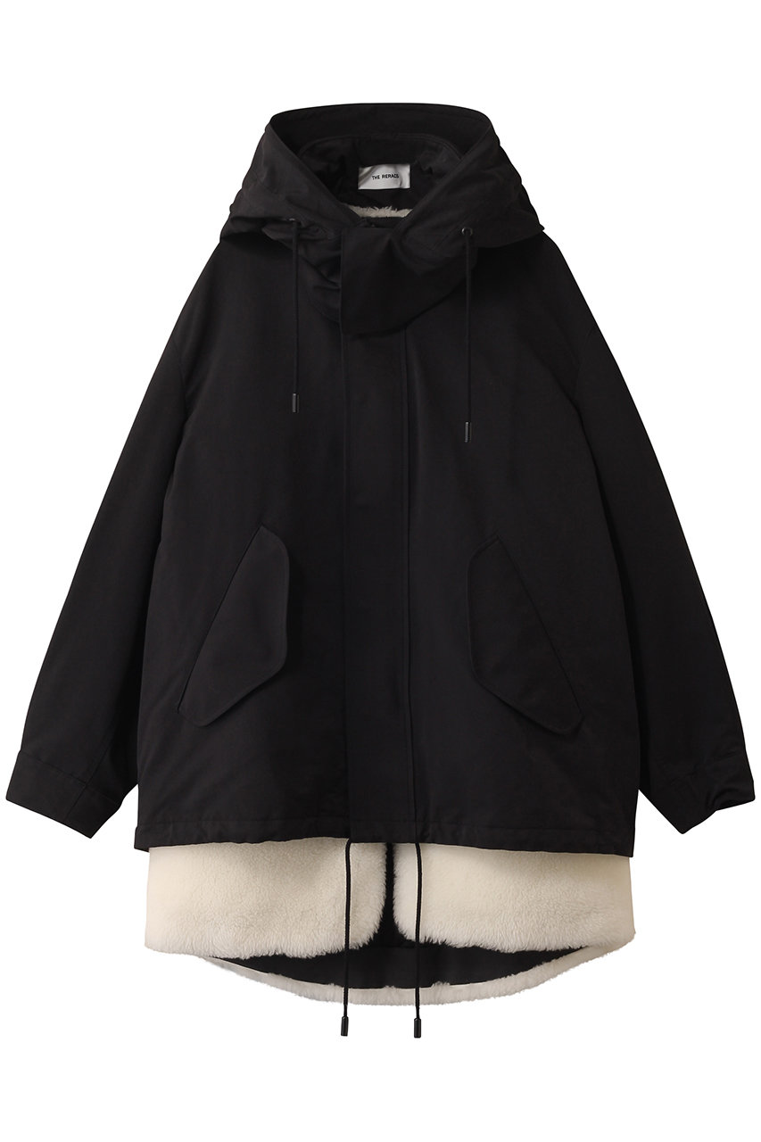 THE RERACS(ザリラクス) ショートモッズコート ブラック THE RERACS│ザ・リラクス / RERACS LONG MODS COAT WITH LINER