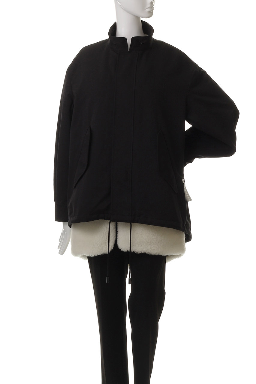 ＊美品＊THE RERACS(ザリラクス) 定番！人気のモッズコート　ブラック THE RERACS│ザ・リラクス / RERACS LOOSE SHORT MODS COAT