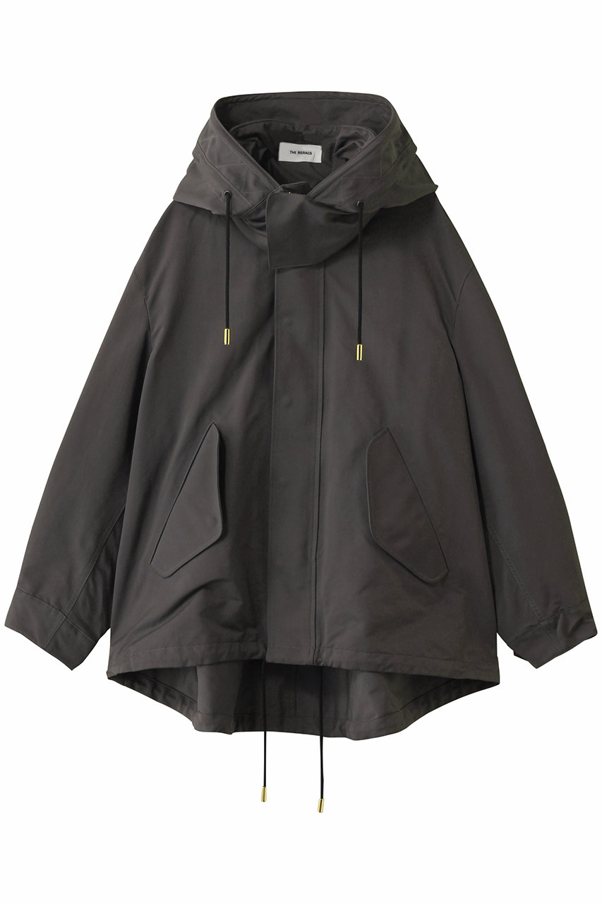 THE RERACS ルーズモッズコート(ノーライナー) (ガンメタルグレー×ゴールド, 2(38)) ザ・リラクス ELLE SHOP THE RERACS ルーズモッズコート(ノーライナー) (ガンメタルグレー×ゴールド, 2(38)) ザ・リラクス ELLE SHOP