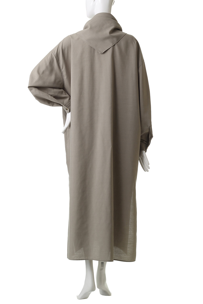 THE RERACS(ザ・リラクス)｜スカーフドレス/グレージュ の通販