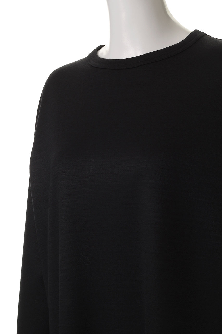 THE RERACS(ザ・リラクス)｜ロングスリーブドレス/ブラック の通販