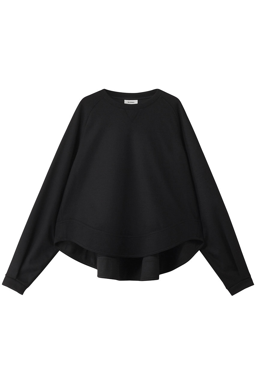 THE RERACS Aラインショートラグランスウェット (ブラック, 1(36)) ザ・リラクス ELLE SHOP THE RERACS Aラインショートラグランスウェット (ブラック, 1(36)) ザ・リラクス ELLE SHOP