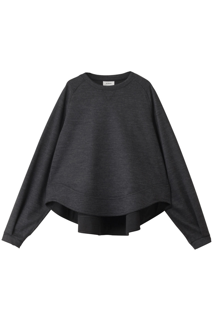 THE RERACS Aラインショートラグランスウェット (チャコールグレー, 2(38)) ザ・リラクス ELLE SHOP THE RERACS Aラインショートラグランスウェット (チャコールグレー, 2(38)) ザ・リラクス ELLE SHOP