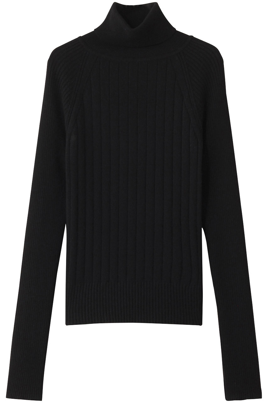THE RERACS ラグランタートルネックニットプルオーバー (ブラック, 0(FR)) ザ・リラクス ELLE SHOP THE RERACS ラグランタートルネックニットプルオーバー (ブラック, 0(FR)) ザ・リラクス ELLE SHOP