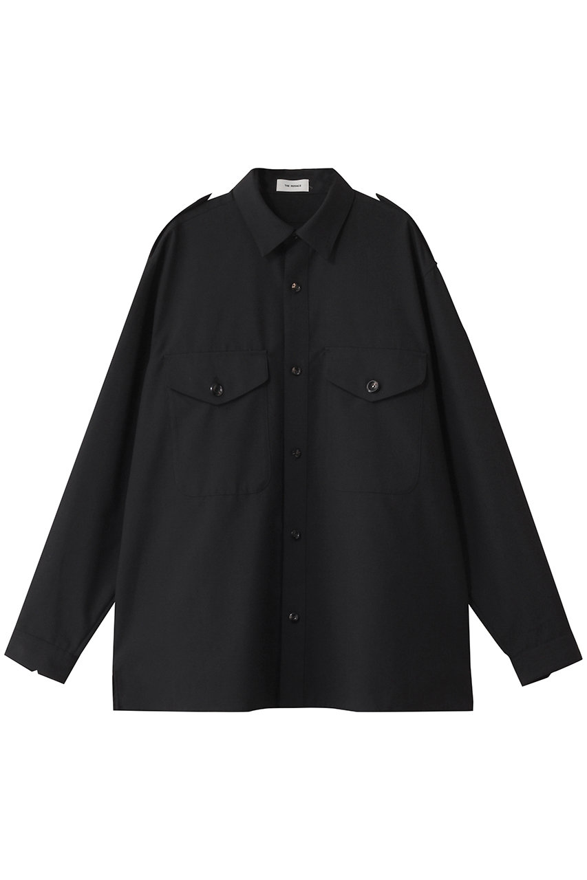 THE RERACS 【MEN】ミリタリーCPOシャツ (ブラック, 6(48)) ザ・リラクス ELLE SHOP THE RERACS 【MEN】ミリタリーCPOシャツ (ブラック, 6(48)) ザ・リラクス ELLE SHOP