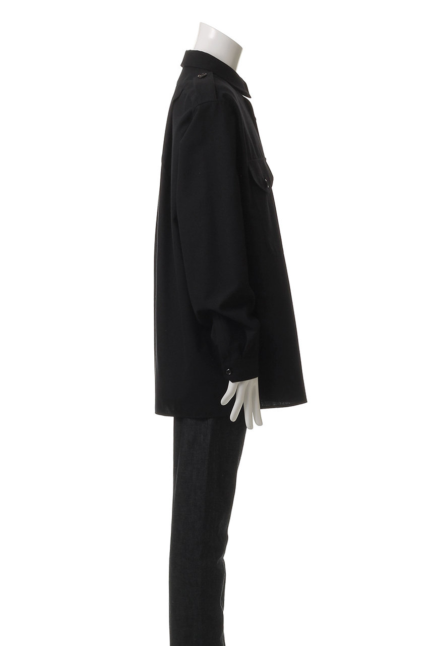 THE RERACS(ザ・リラクス)｜【MEN】ミリタリーCPOシャツ/ブラック の