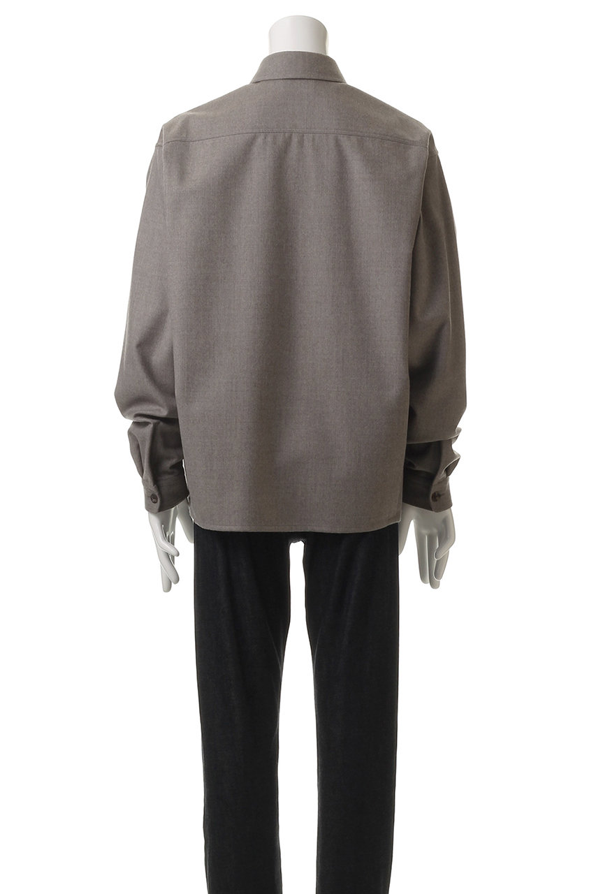 THE RERACS(ザ・リラクス)｜【MEN】CPO ショートシャツ/グレージュ の