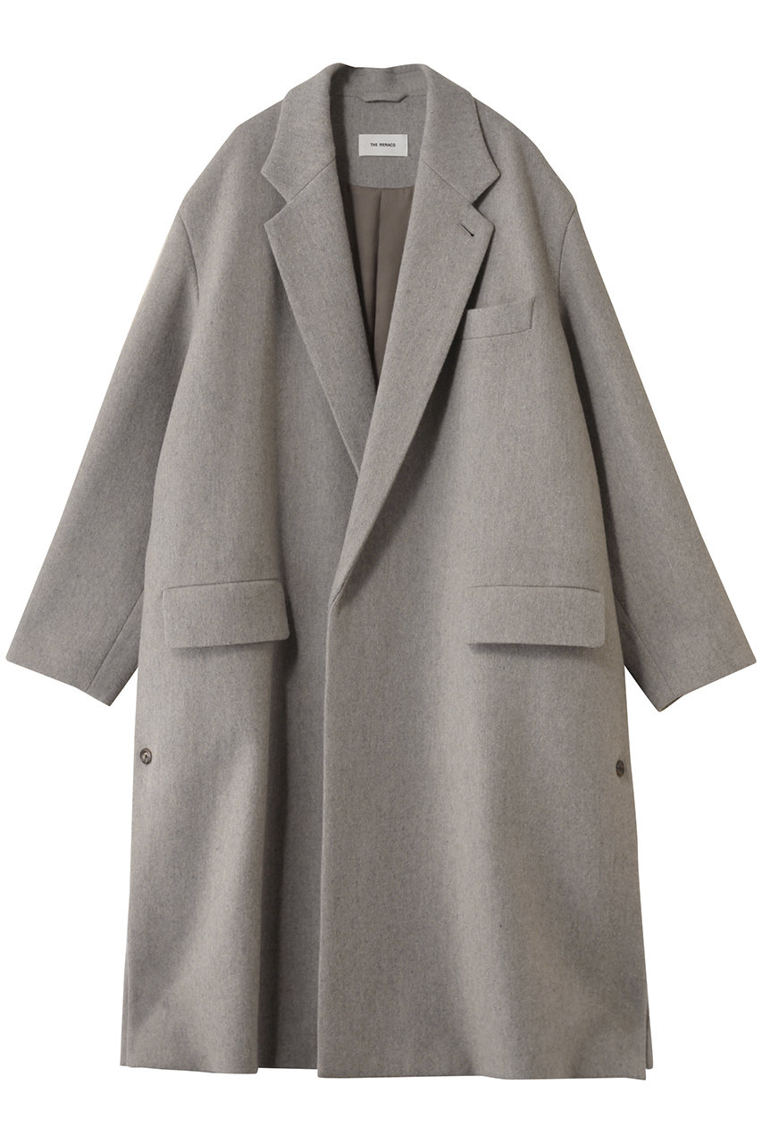 THE RERACS 【MEN】ルーズチェスターコート (グレージュ, 6(48)) ザ・リラクス ELLE SHOP THE RERACS 【MEN】ルーズチェスターコート (グレージュ, 6(48)) ザ・リラクス ELLE SHOP