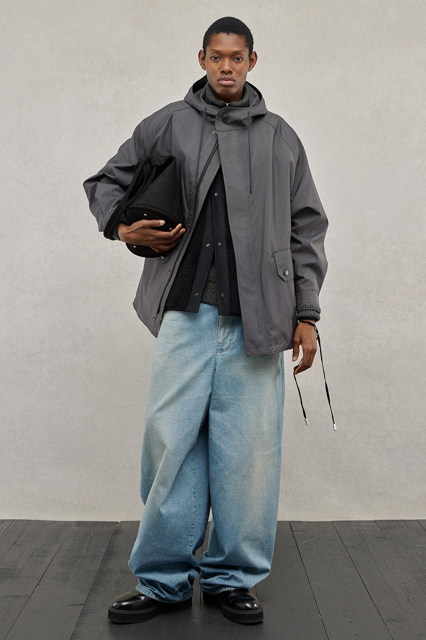 THE RERACS ザリラクス　24ss ハーフジップパーカー THE RERACS(ザ・リラクス)｜ジップアッププルオーバーパーカー