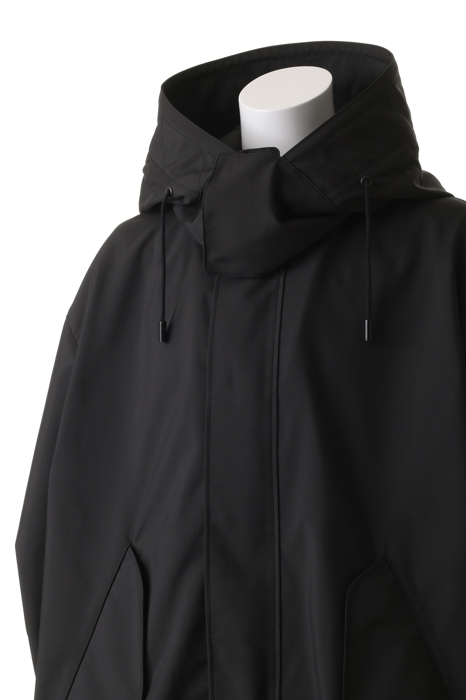 THE RERACS  モッズコート　ブラック　48 THE RERACS│ザ・リラクス / RERACS LOOSE SHORT MODS COAT