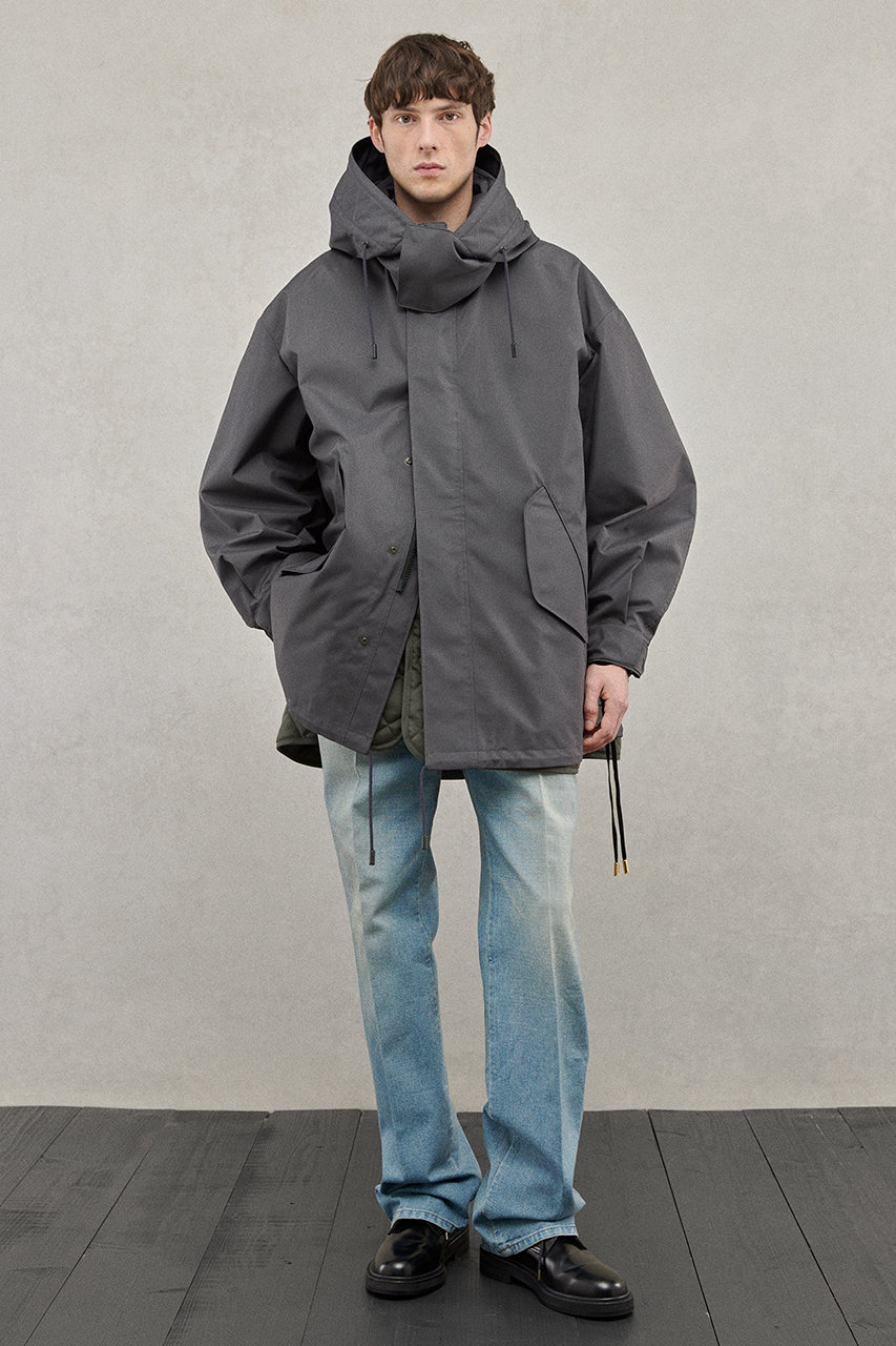 THE RERACS 定番モッズコート34 クリーニング済み リラクス THE RERACS(ザ・リラクス)｜【MEN】ビッグモッズコート/ガンメタル