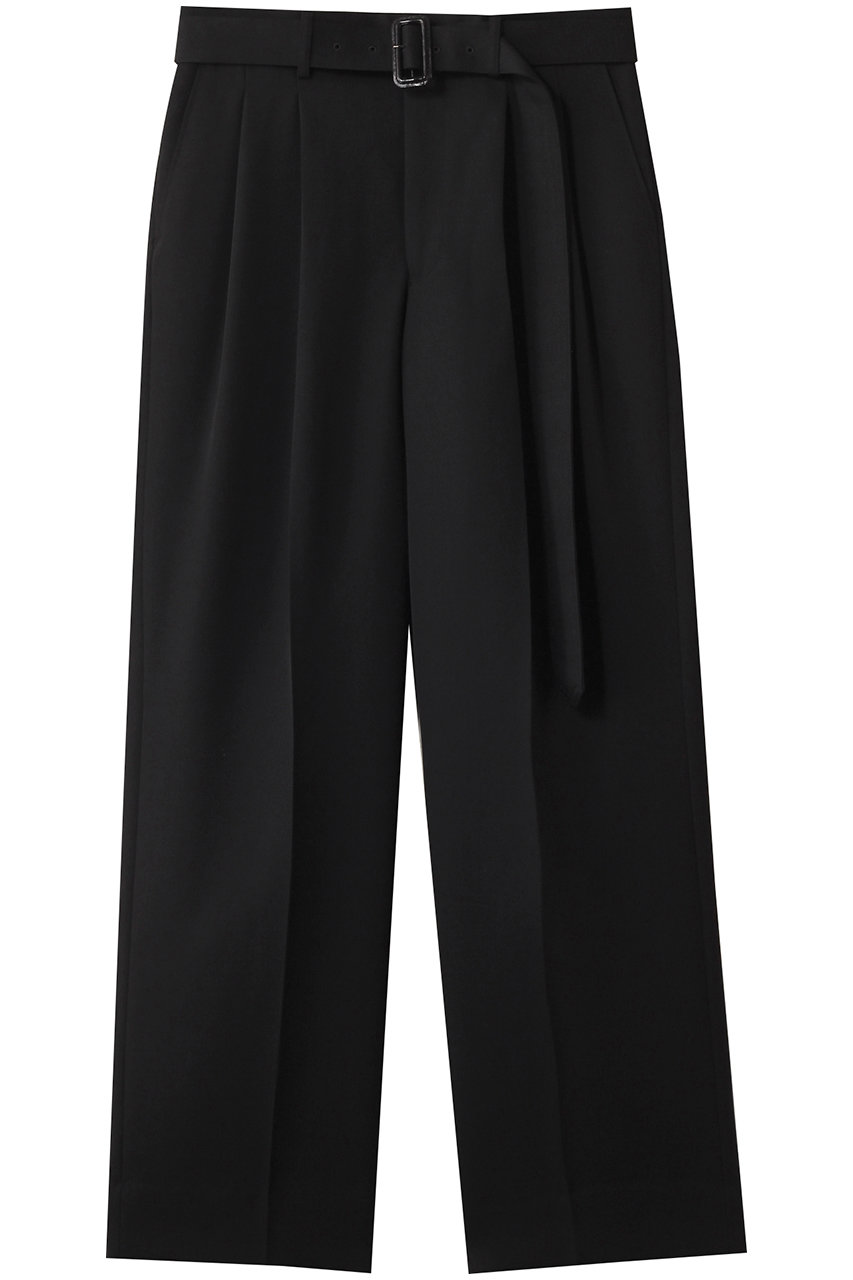 THE RERACS 【MEN】2タックベルテッドパンツ (ブラック, 5(46)) ザ・リラクス ELLE SHOP THE RERACS 【MEN】2タックベルテッドパンツ (ブラック, 5(46)) ザ・リラクス ELLE SHOP