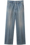 【MEN】デニムストレートパンツ ザ・リラクス/THE RERACS ブリーチライトブルー