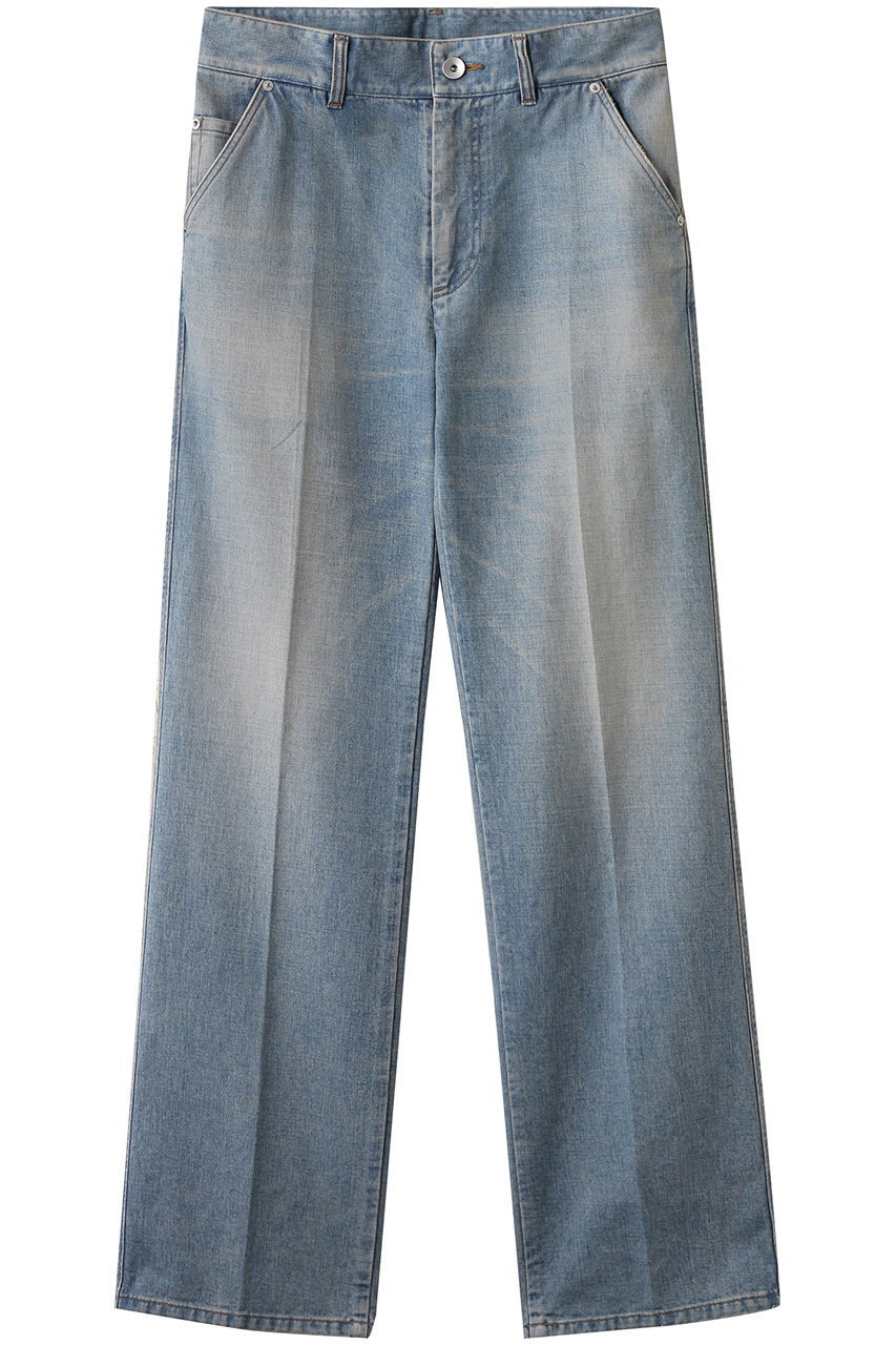 THE RERACS 【MEN】デニムストレートパンツ (ブリーチライトブルー, 5(46)) ザ・リラクス ELLE SHOP THE RERACS 【MEN】デニムストレートパンツ (ブリーチライトブルー, 5(46)) ザ・リラクス ELLE SHOP