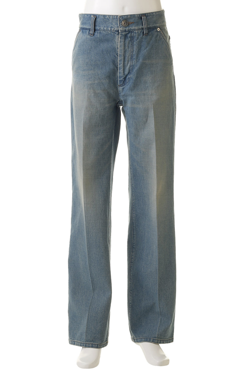 THE RERACS(ザ・リラクス)｜【MEN】デニムストレートパンツ/ブリーチ