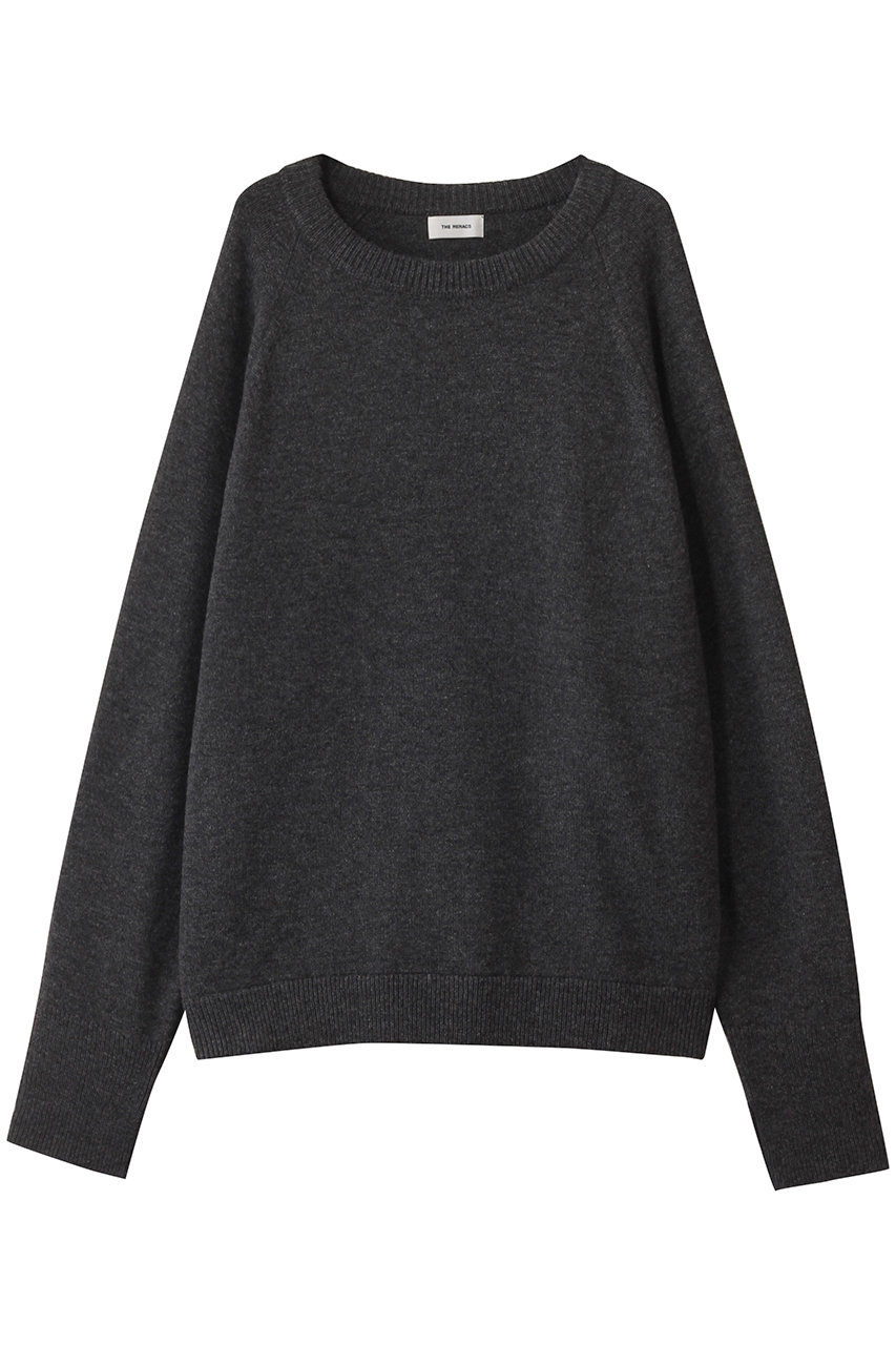 THE RERACS 【MEN】ラグランクルーネックニットプルオーバー (トップグレー, 5(46)) ザ・リラクス ELLE SHOP THE RERACS 【MEN】ラグランクルーネックニットプルオーバー (トップグレー, 5(46)) ザ・リラクス ELLE SHOP