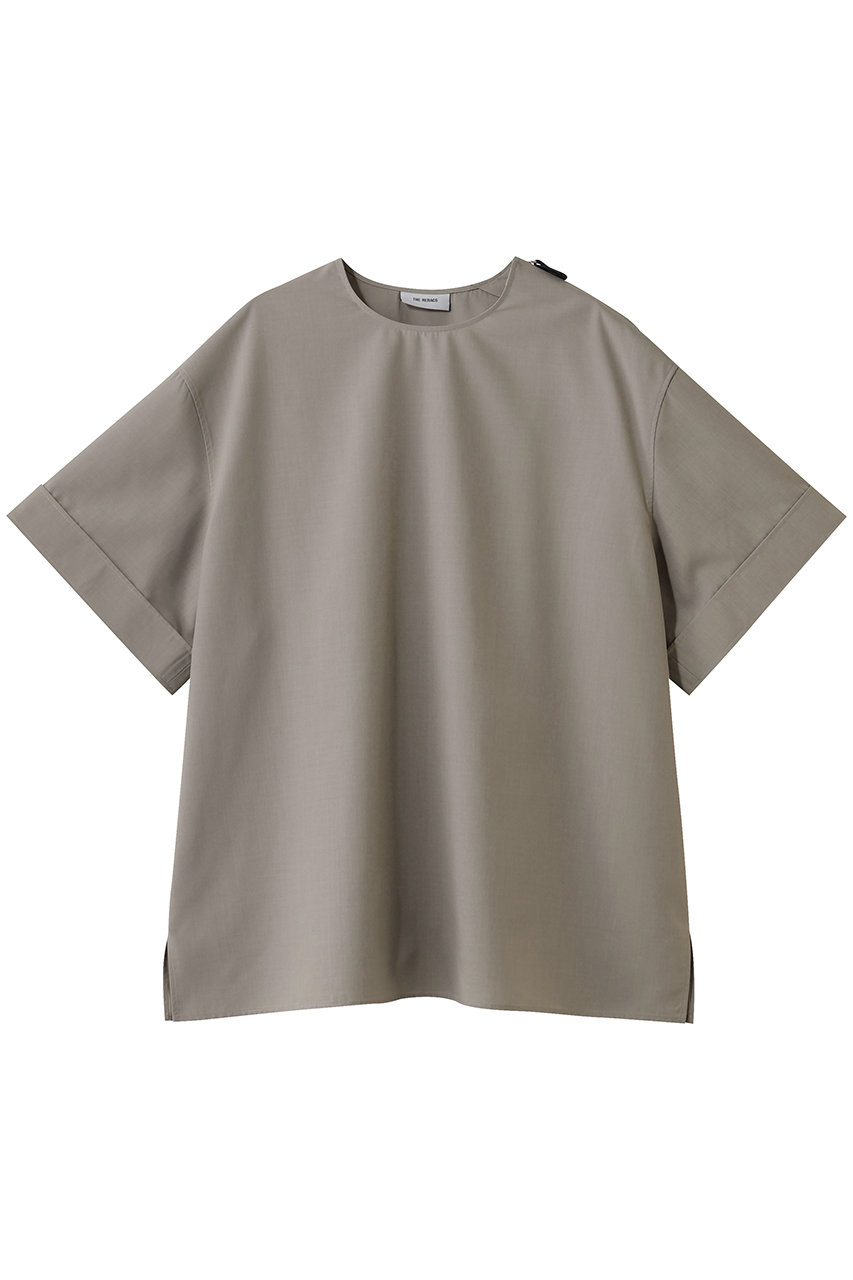 ザ・リラクス/THE RERACSの【予約販売】ショートスリーブサイドジッププルオーバーシャツ(サンドストーン/26SS-REBL-479L-J)