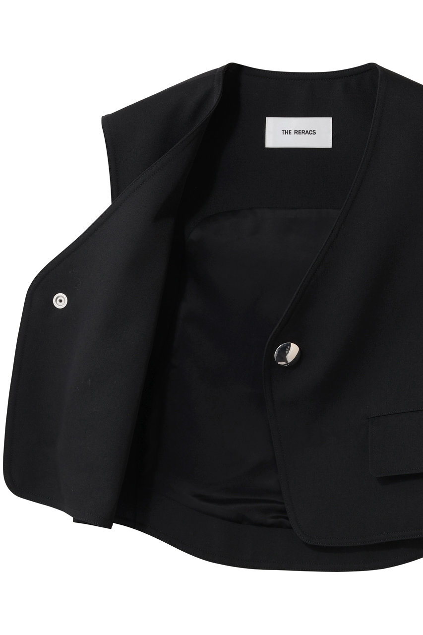 THE RERACS(ザ・リラクス)｜【予約販売】ショートベスト/ブラック の