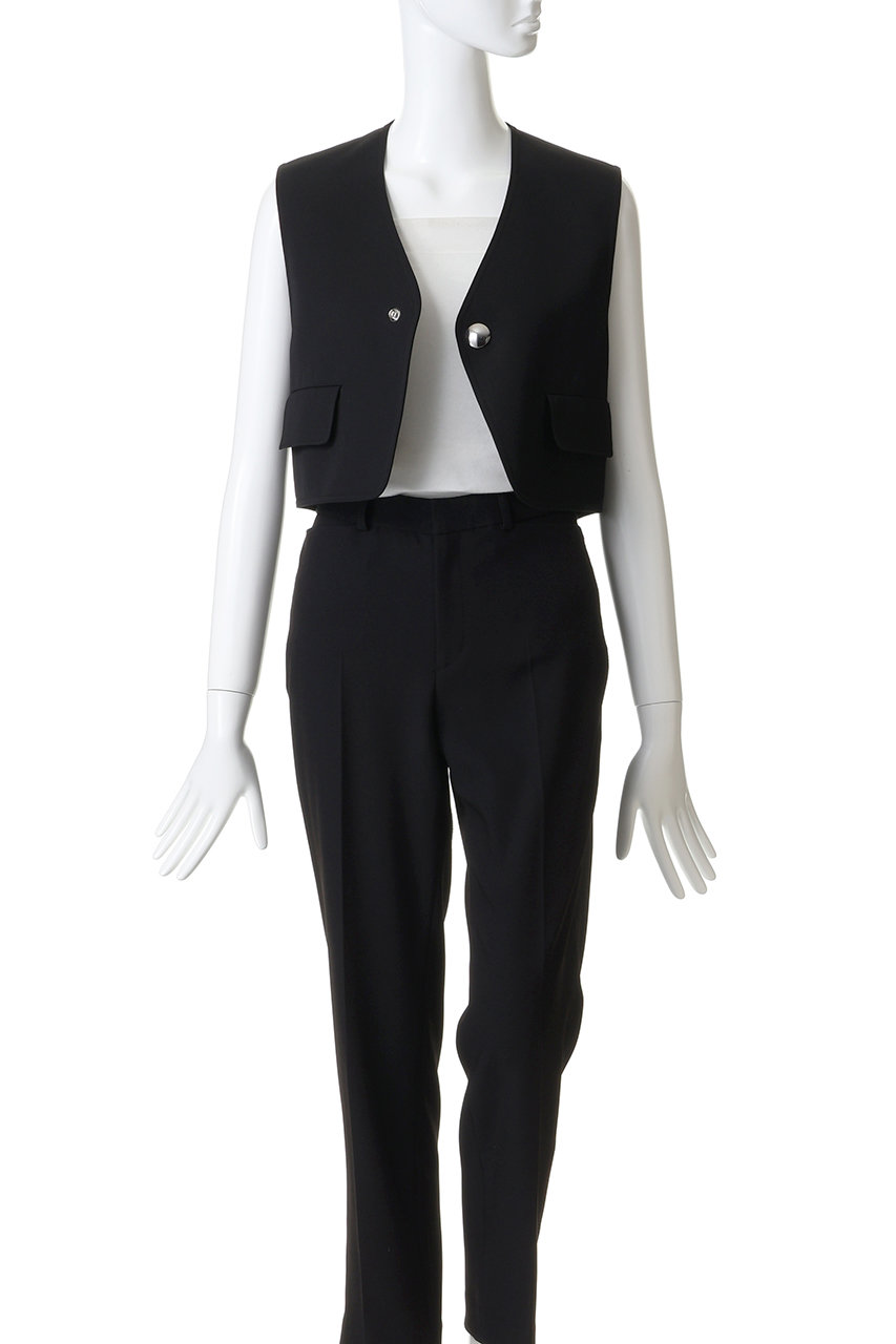 THE RERACS(ザ・リラクス)｜【予約販売】ショートベスト/ブラック の