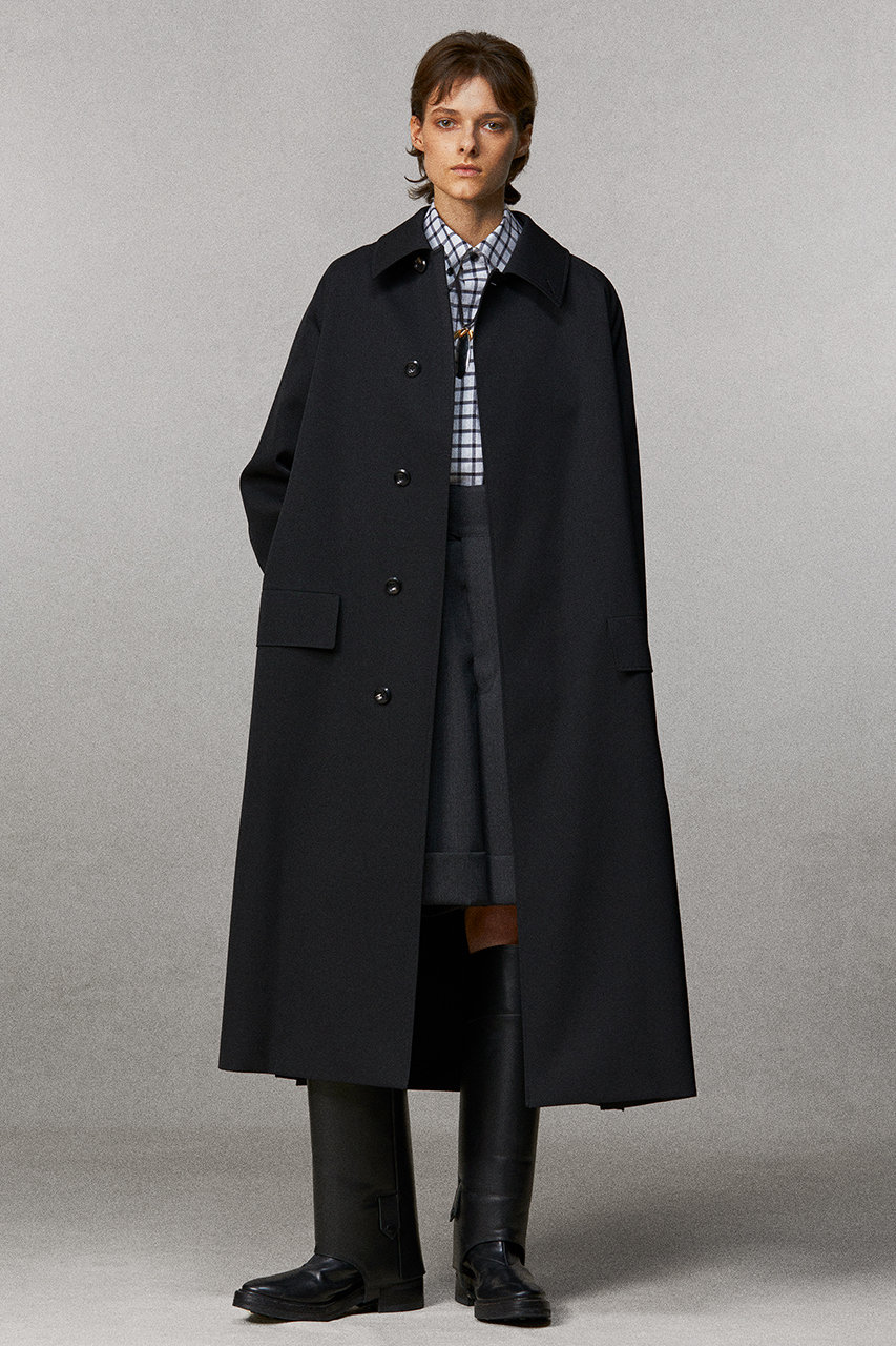THE RERACS(ザ・リラクス)｜【予約販売】レイルウェイコート/ブラック