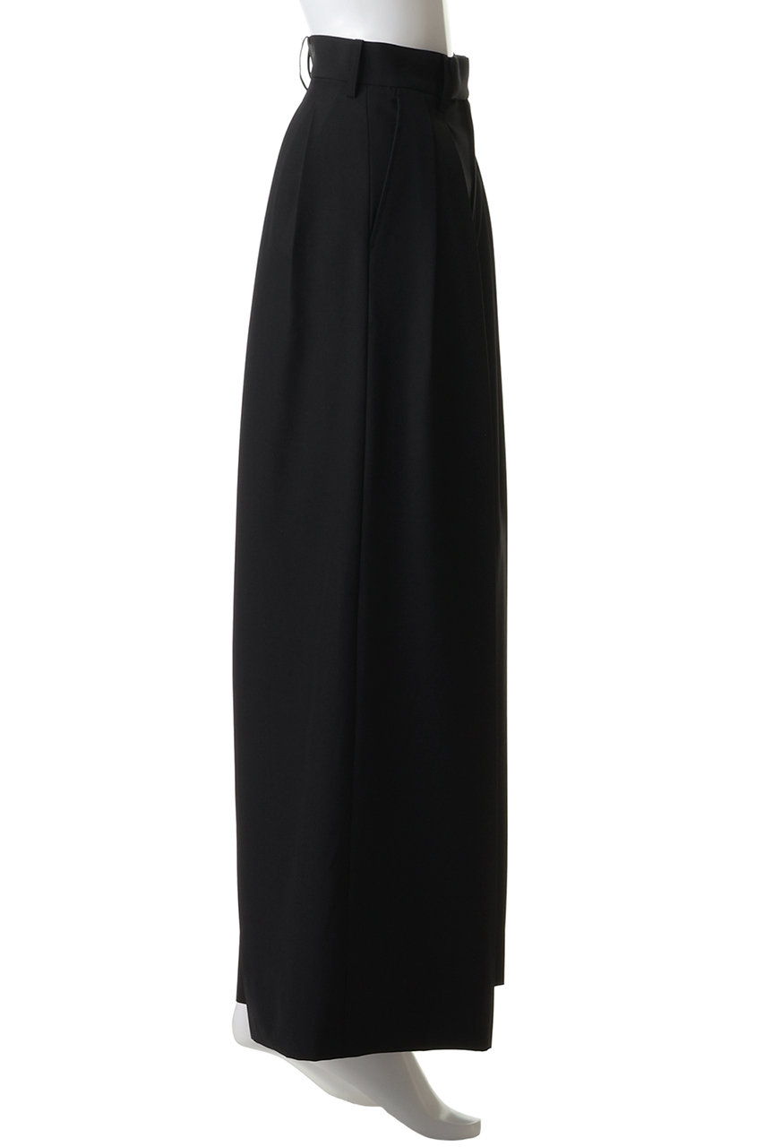 THE RERACS(ザ・リラクス)｜【予約販売】2タックワイドパンツ/ブラック