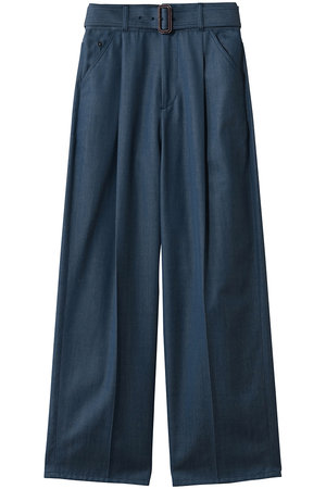 ザ・リラクス/THE RERACSの【予約販売】ベルテッドワイドデニムパンツ(110600/110604)