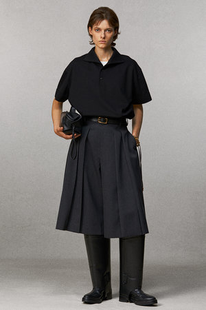 ザ・リラクス/THE RERACSの【予約販売】ディープタックキュロットパンツ(110600/110603)