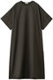 【予約販売】ショートスリーブサイドジップドレス ザ・リラクス/THE RERACS ガンメタルグレー