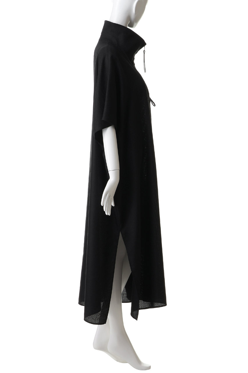 THE RERACS ブラック ハイネック ベスト THE RERACS(ザ・リラクス)｜【予約販売】ハイネックジップアップドレス