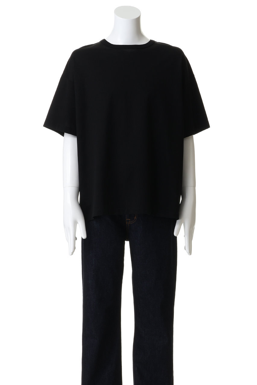 新品同様 23ss THE RERACS ザリラクス オーバーサイズ Tシャツ ビッグシルエット 半袖 カットソー F 無地 ダークブラウン レディース 古着 中古 USED THE RERACS(ザ・リラクス)｜【UNISEX】オーバーサイズTシャツ/ブラック