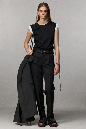 ザ・リラクス/THE RERACSのショルダースイッチングタンクトップ