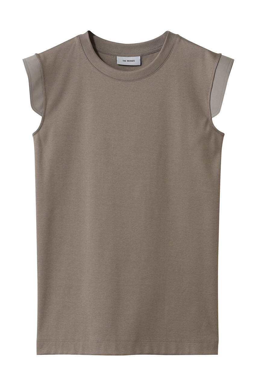 ザ・リラクス/THE RERACSの【予約販売】ショルダースイッチングタンクトップ(グレージュ/26SS-RECS-532L-J)