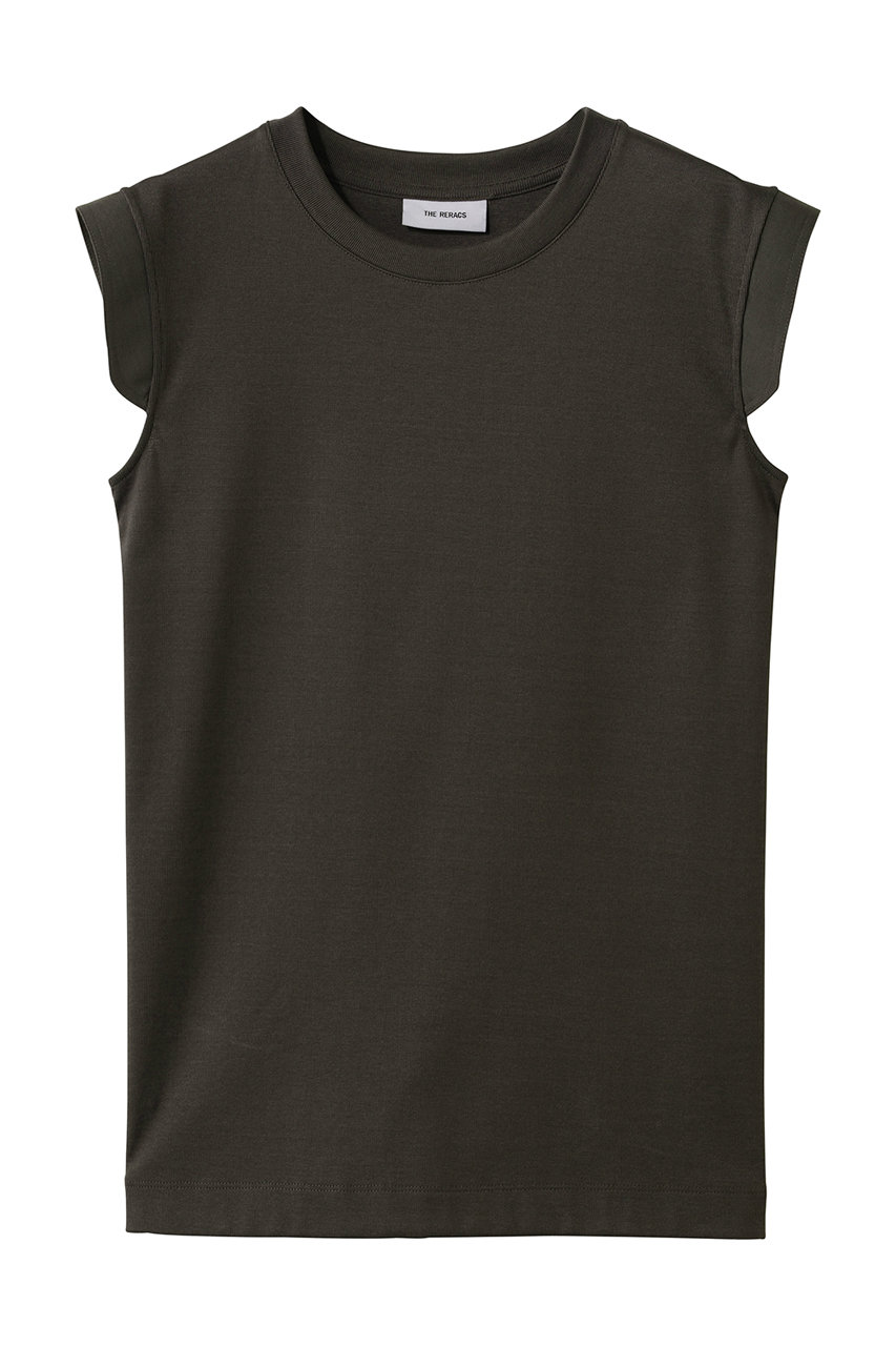 ザ・リラクス/THE RERACSの【予約販売】ショルダースイッチングタンクトップ(ガンメタルグレー/26SS-RECS-532L-J)