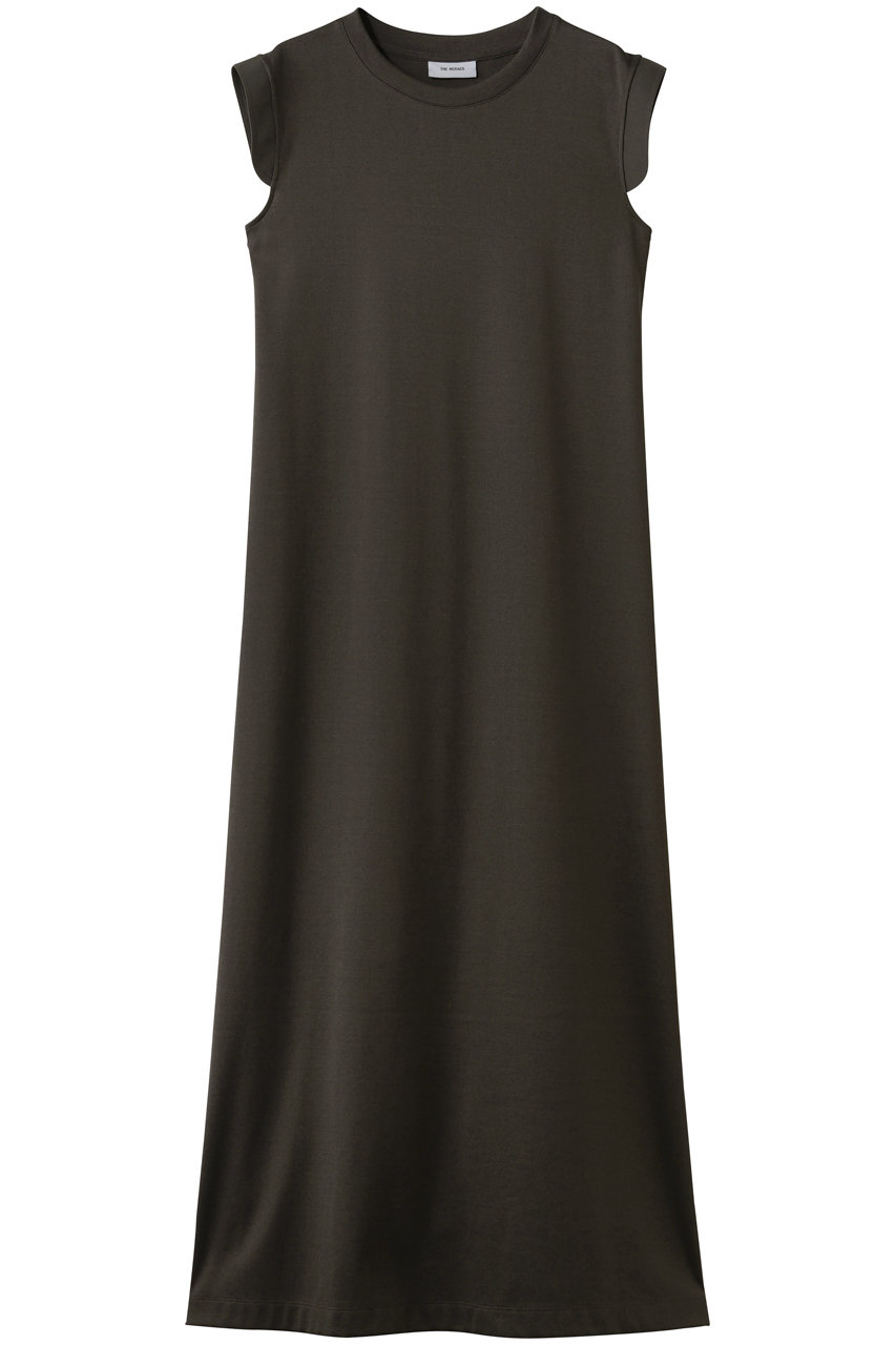 ザ・リラクス/THE RERACSの【予約販売】ショルダースイッチングタンクトップドレス(ガンメタルグレー/26SS-RECS-533L-J)