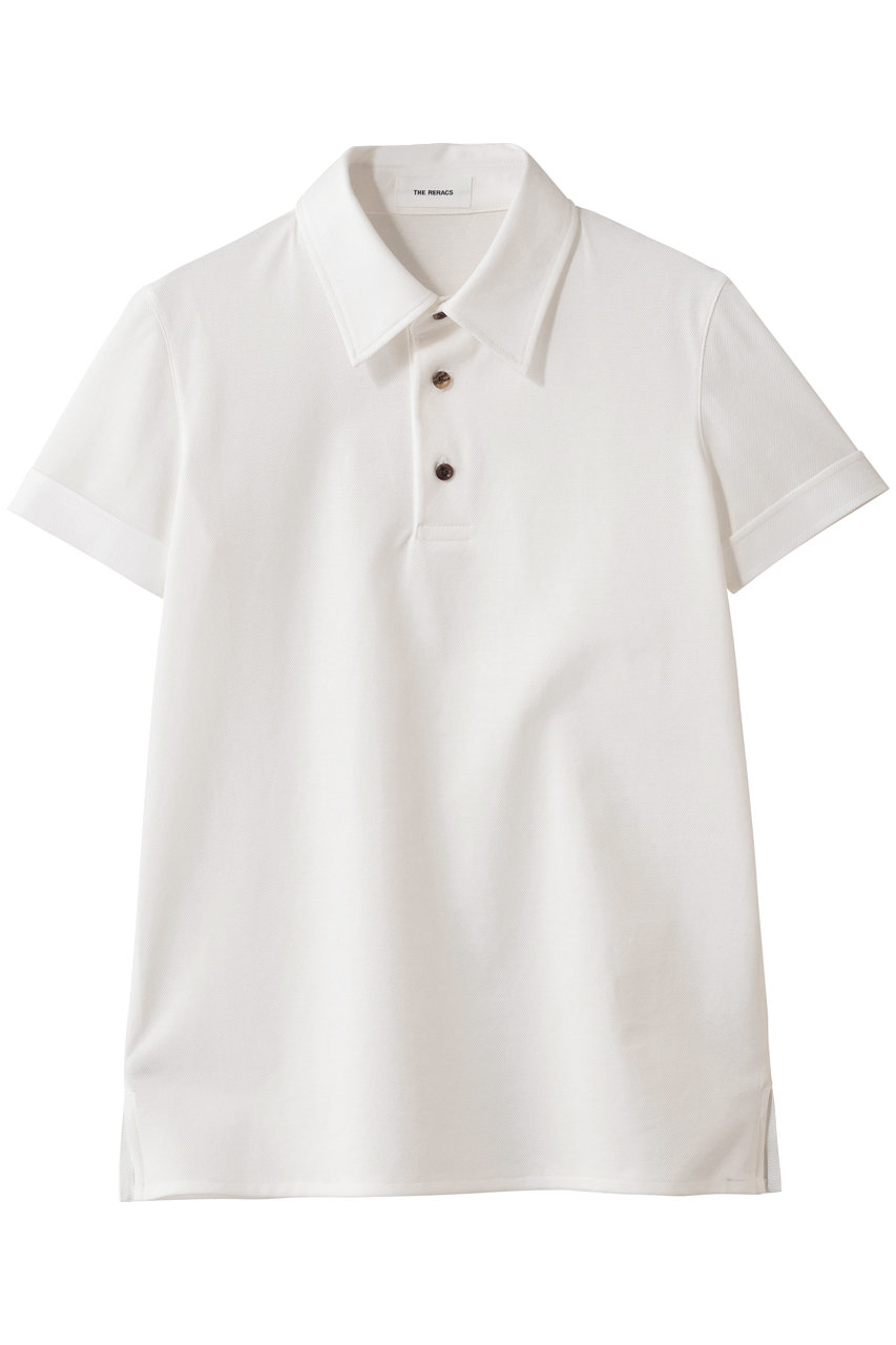 ザ・リラクス/THE RERACSの【予約販売】レギュラーカラーポロドレスブラウス(ホワイト/26SS-RECS-541L-J)