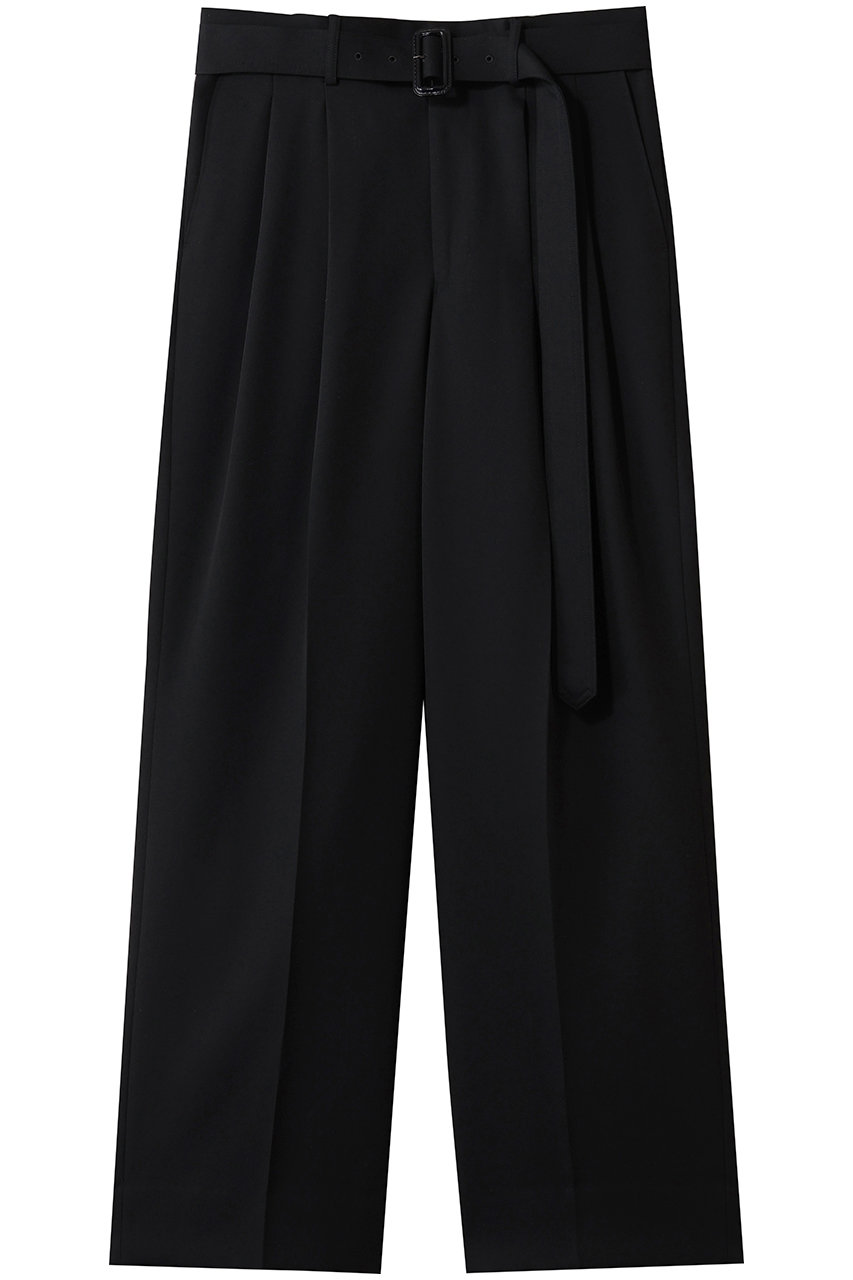 ザ・リラクス/THE RERACSの【予約販売】【MEN】2タックベルテッドパンツ(ブラック/26SS-REPT-296-J)