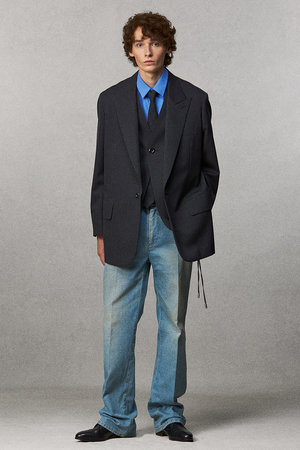 ザ・リラクス/THE RERACSの【予約販売】【MEN】デニムストレートパンツ(110600/110604)