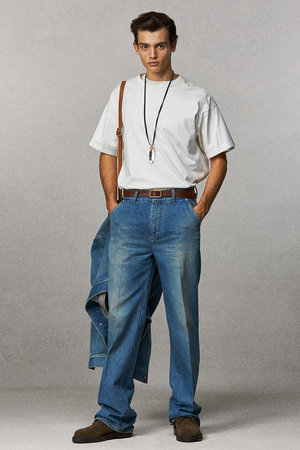 ザ・リラクス/THE RERACSの【予約販売】【MEN】デニムストレートパンツ(110600/110604)