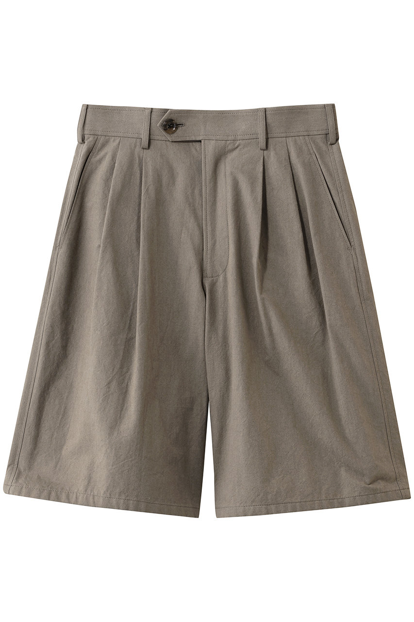 ザ・リラクス/THE RERACSの【予約販売】【MEN】ワイドショートタックパンツ(グレージュ/26SS-REPT-311-J)